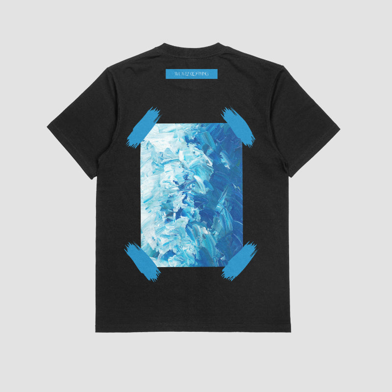 Wovez Painting Tee Black/Blue