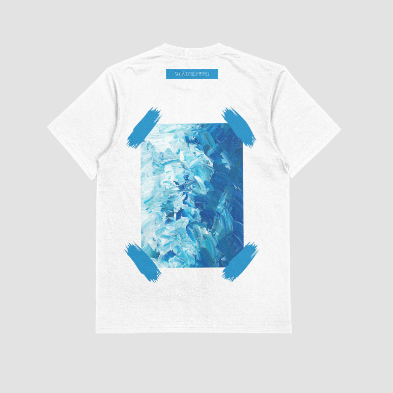 Wovez Painting Tee White/blue