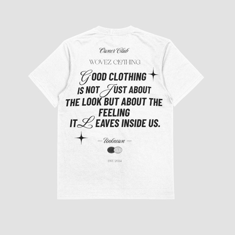 Wovez Quote Tee White