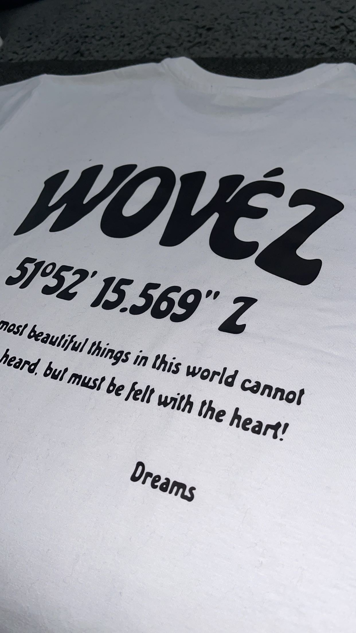 WOVEZ OVERSIZED TEE WHTE/BLACK