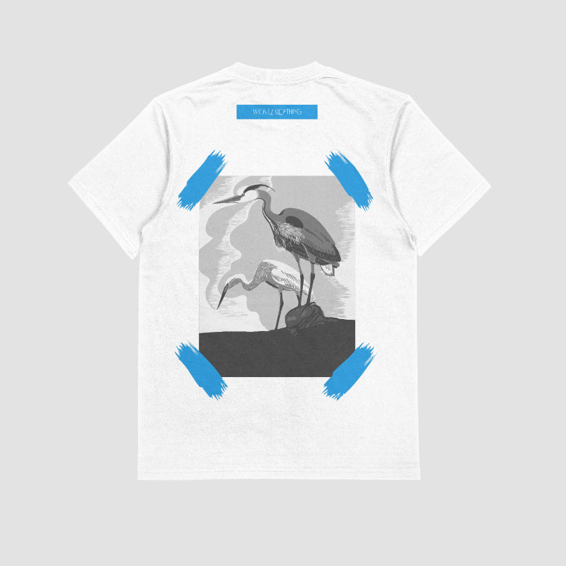 Wovez Painting Tee White/blue